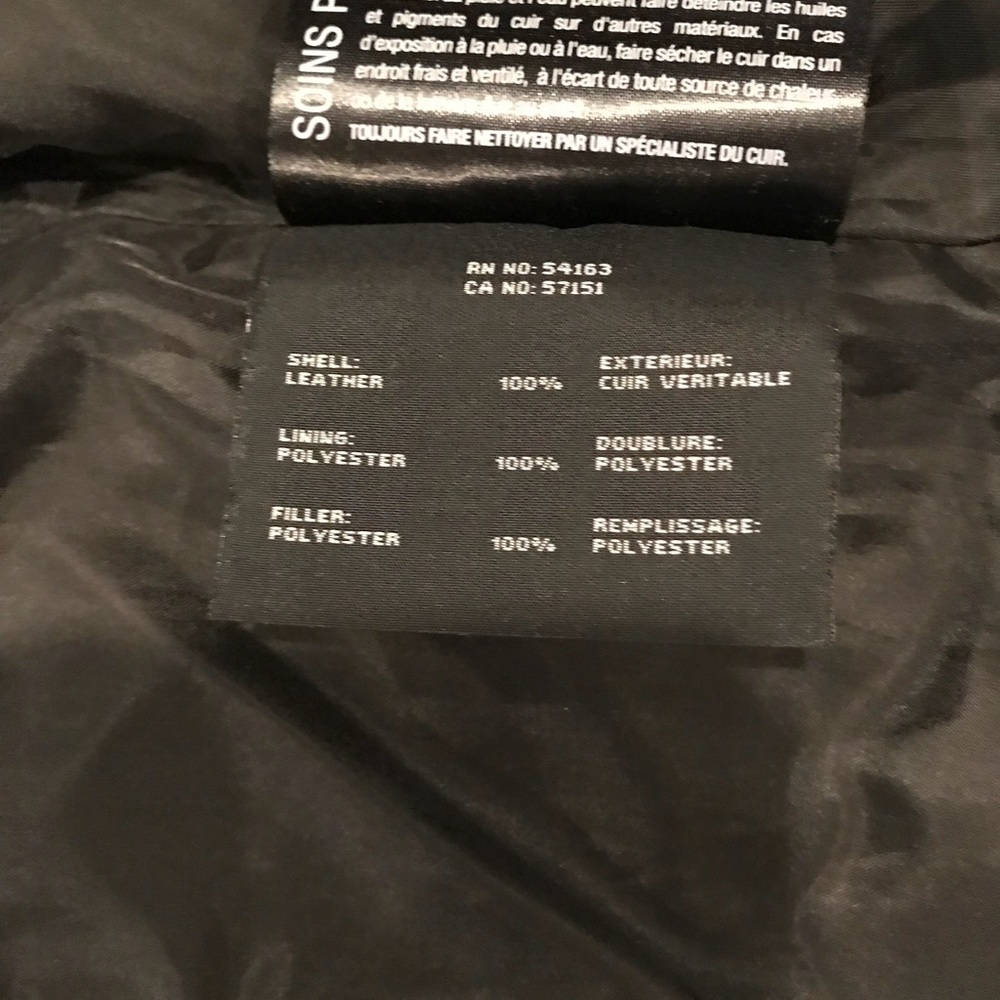Cache Women’s Leather Jacket - Picture 6 of 7